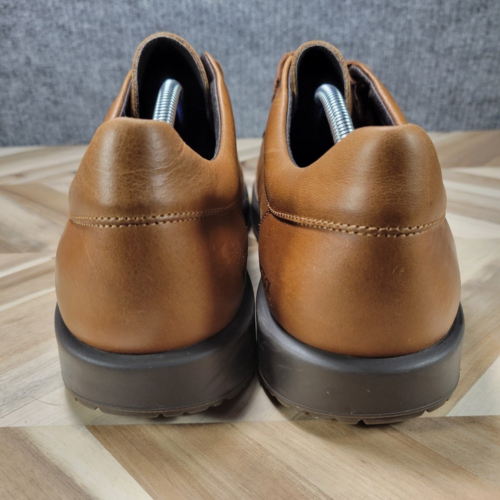 Birkenstock Honnef 365 Cognac Brown Leather Menβ Sneaker Shoes Size 12 EU 46 - Picture 7 of 13
